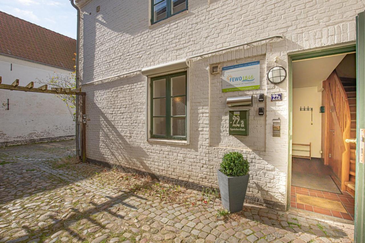 Fewo1846 - Gerty Molzen - Komfortable 2-Zimmer-Wohnung Mit Terrasse Im Stadtzentrum Flensburg Exterior photo